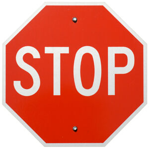 stop sign