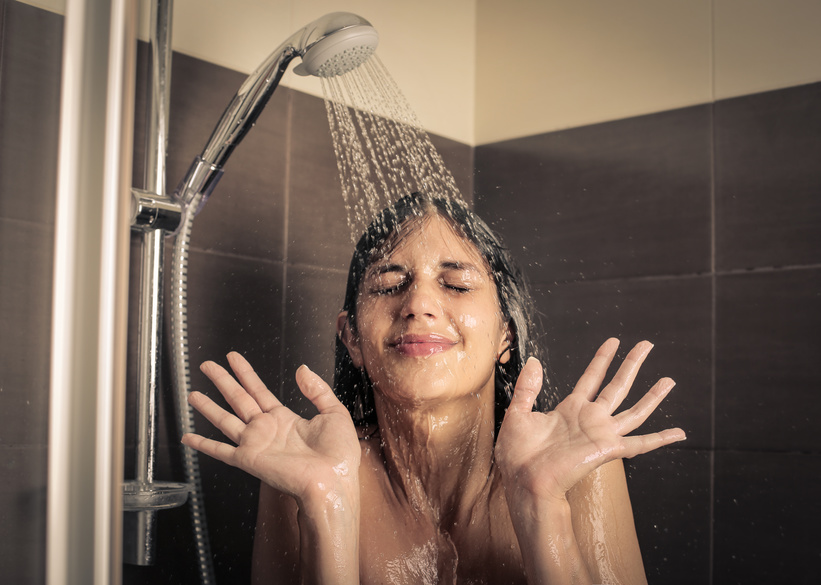 Girls Showering